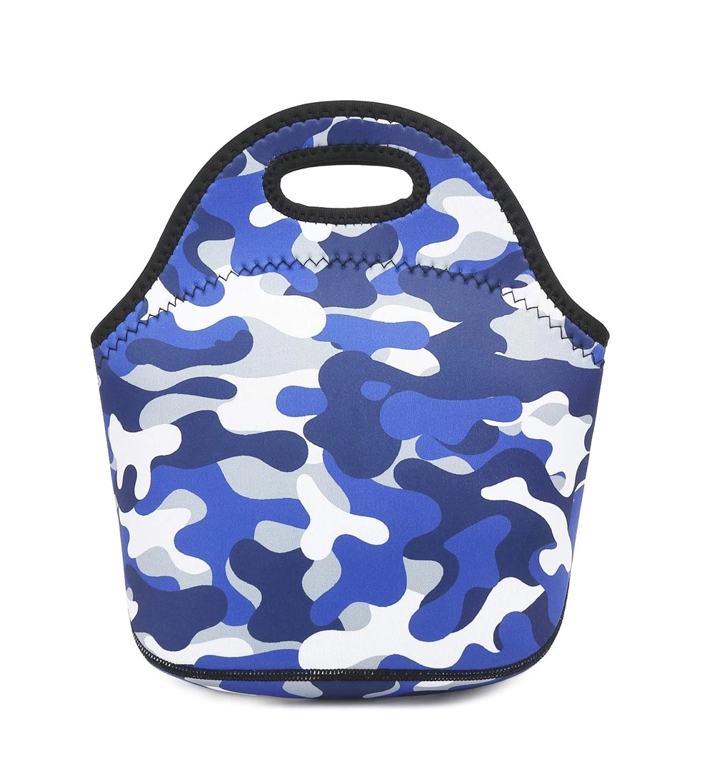 Neoprene Zippered Tote Lunch Cooler Bag	