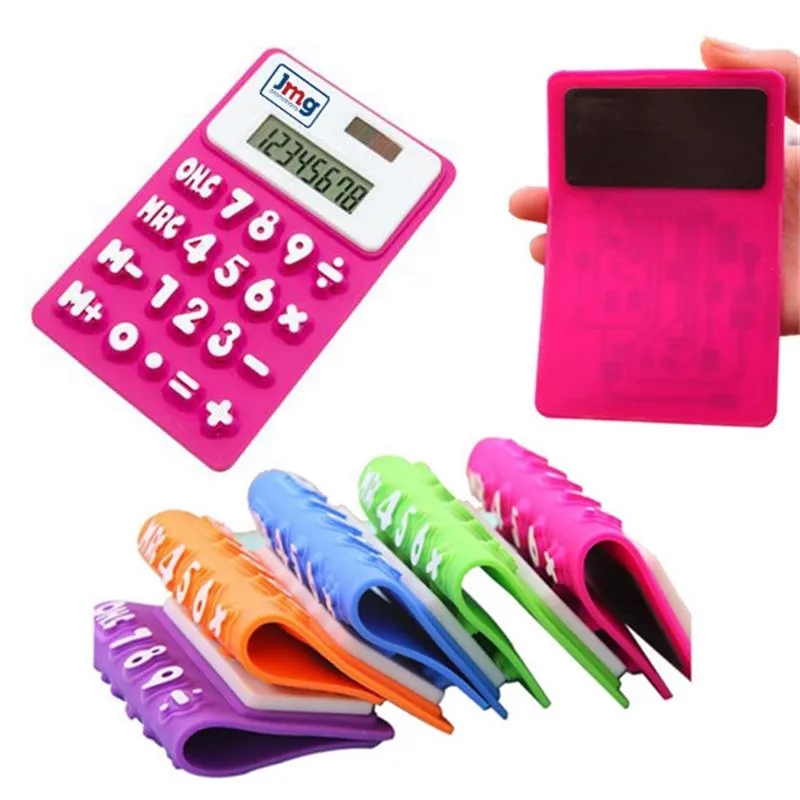 Silicone Solar Powered Calculator	