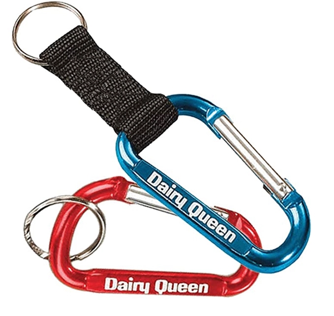 Anodized Carabiner Strap Key Chain	