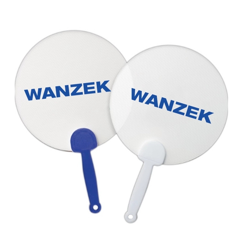 Transparent Plastic Handle Fan	