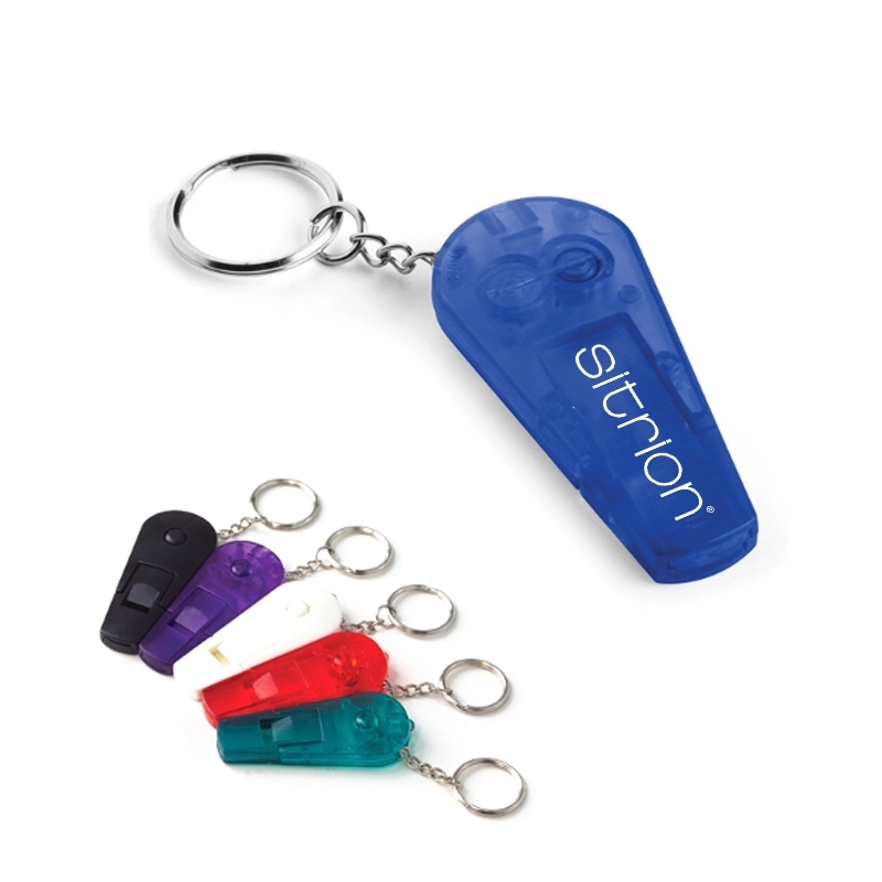 LED Whistle Keychain	