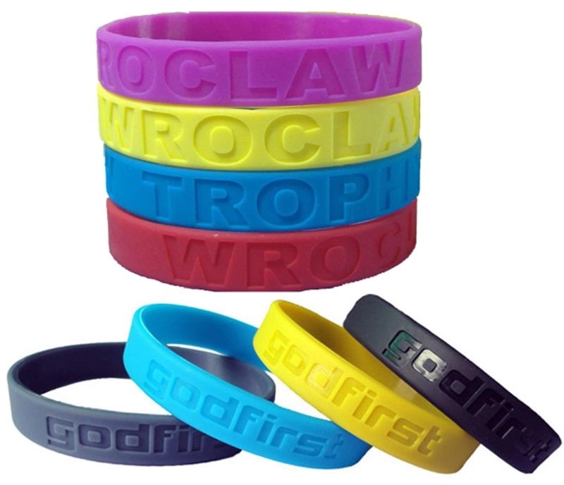 Debossed Silicone Bracelet	