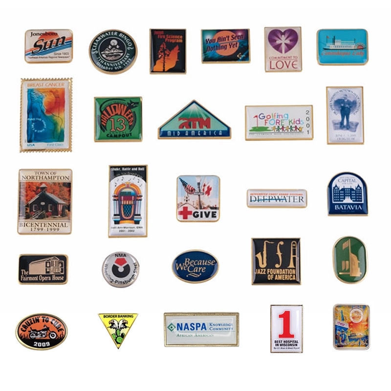 Custom Epoxy Dome Lapel Pin	