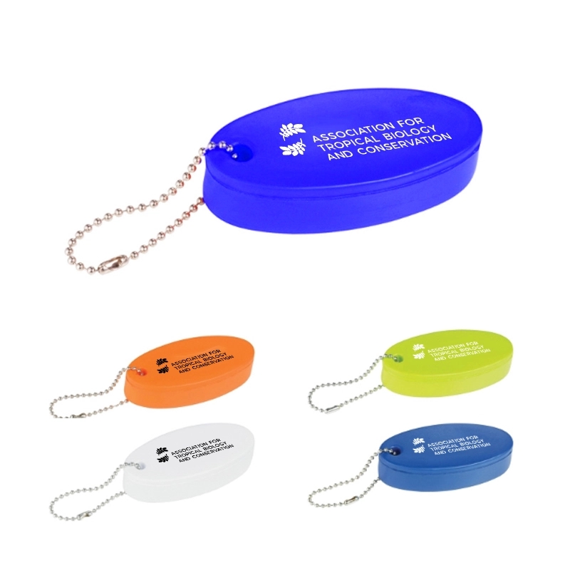 Oval Floating Keychain	