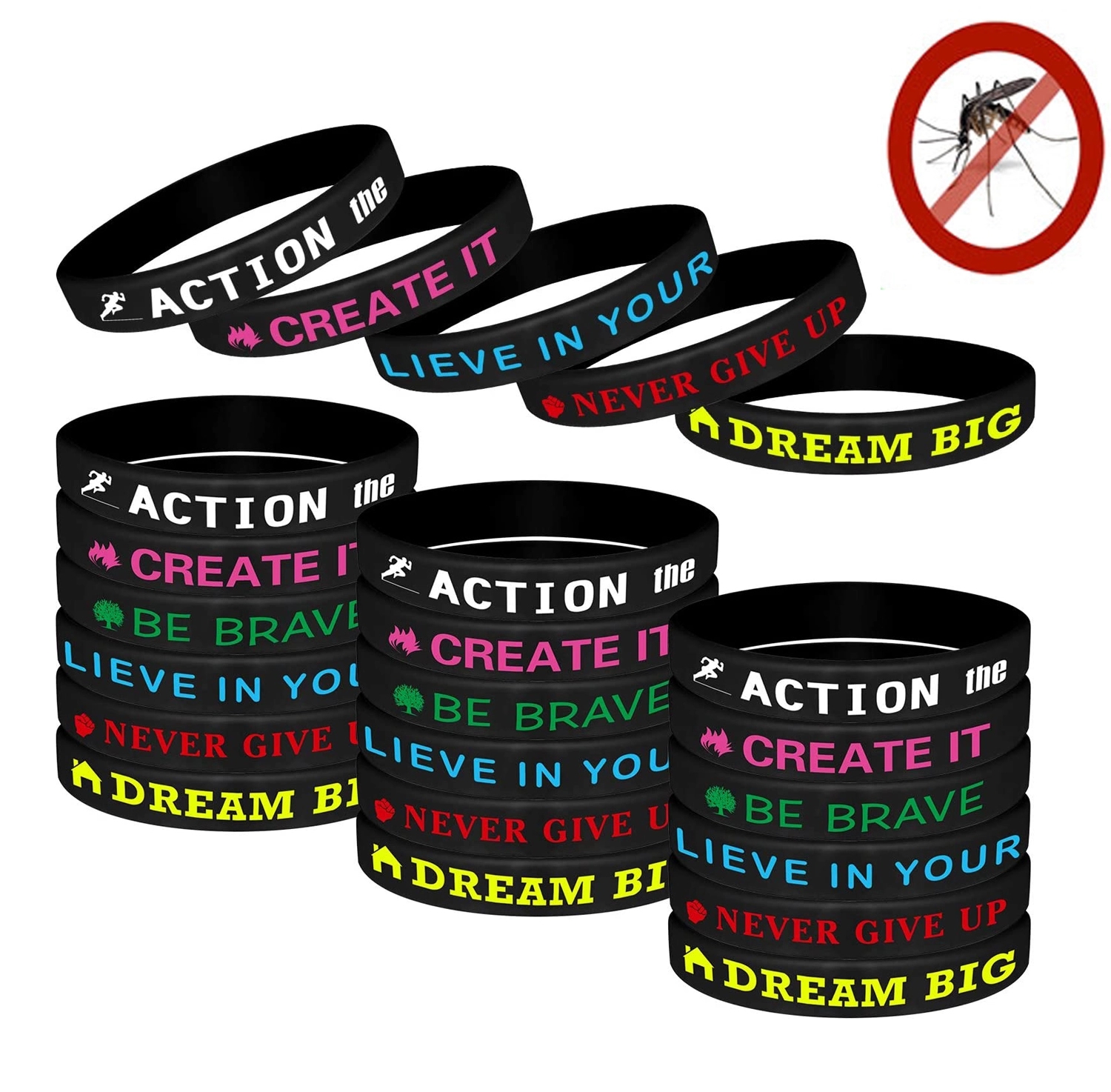 Silicone Mosquito Repellent Bracelet	