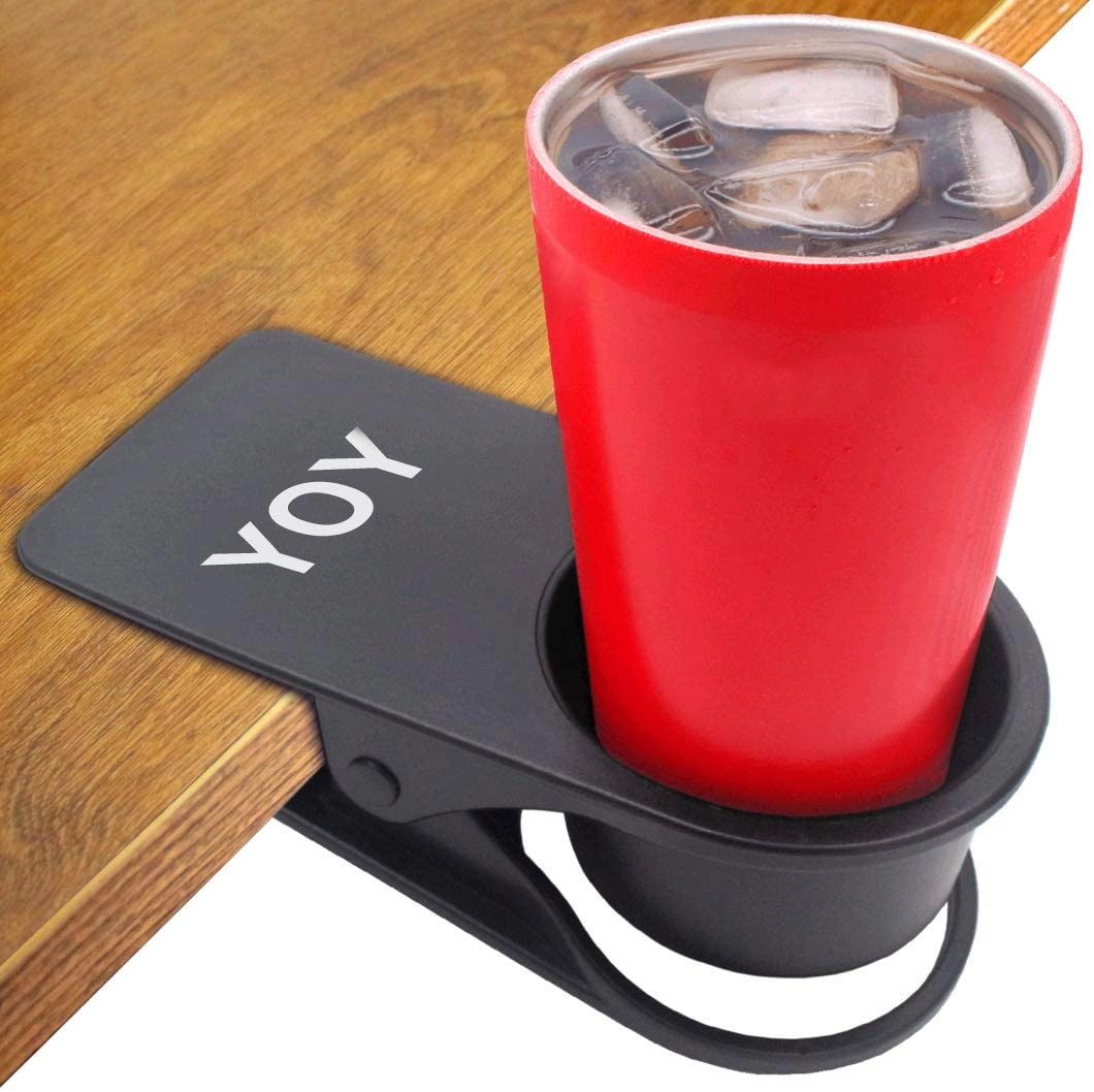 Desk Side Beverage Clip Holder	