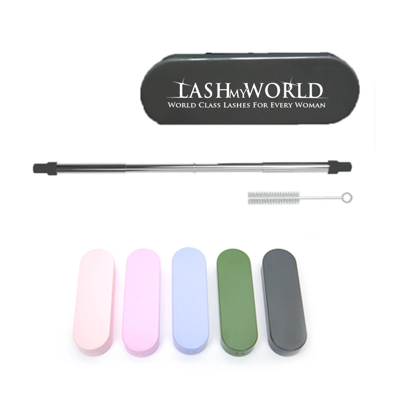 Stainless Steel Telescopic Straw with Case	