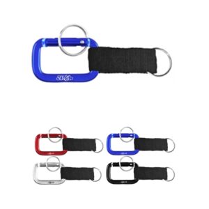 Carabiner with Plate and Strap	