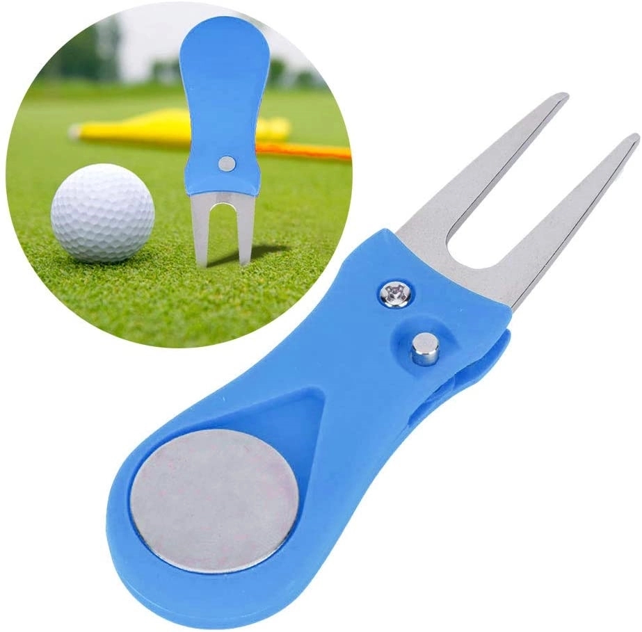 Foldable Divot Tool Fork	