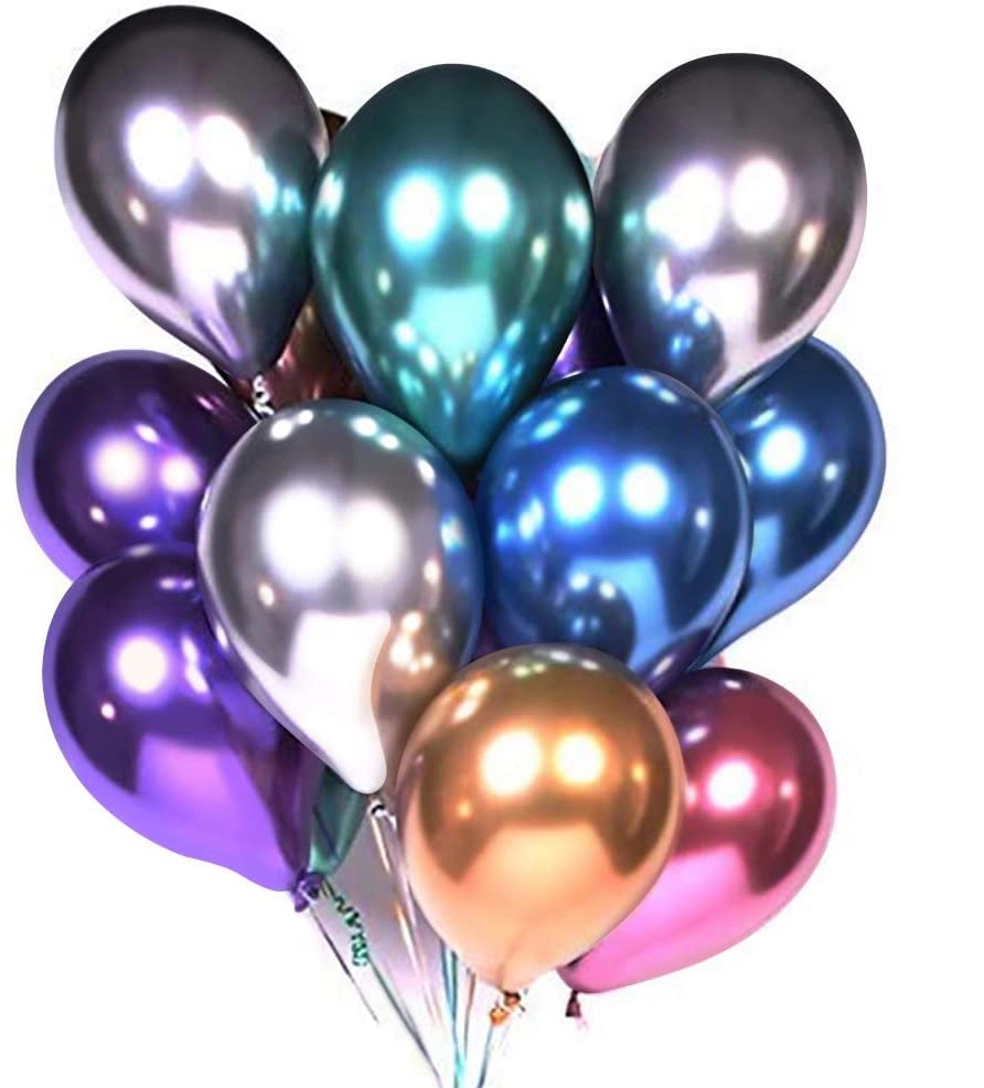 12" Metallic Latex Balloons	