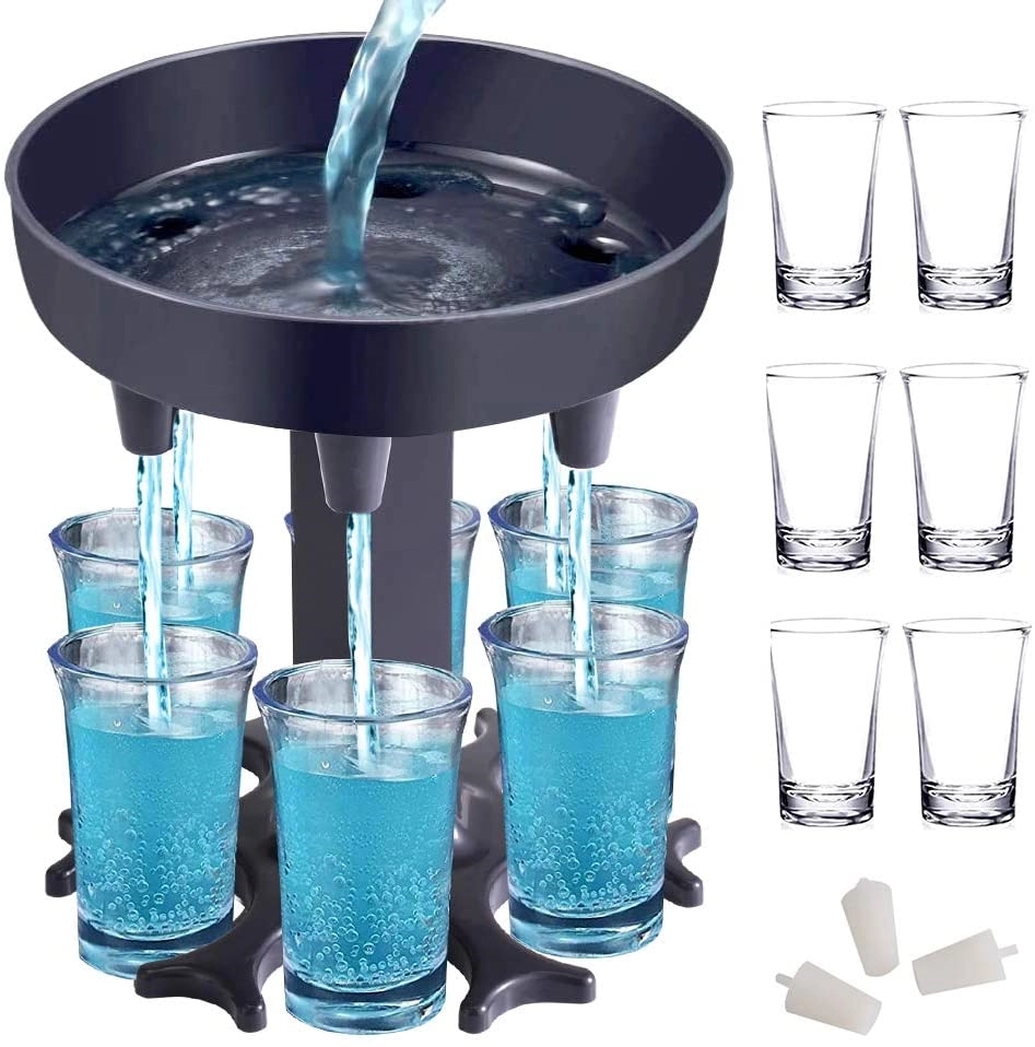 6 Shot Glass Dispenser and Holder	