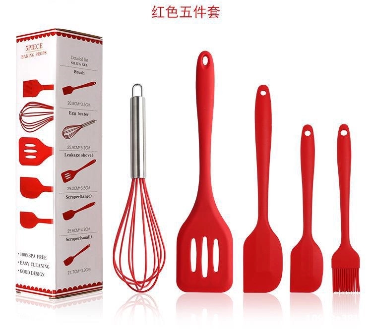 5 piece Silicone Kitchen Baking Set	