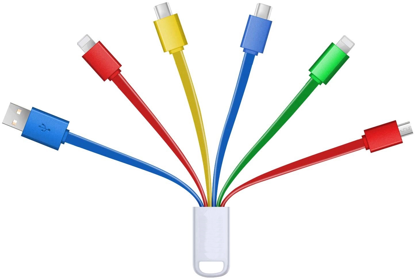 5 in 1 USB charging cables	