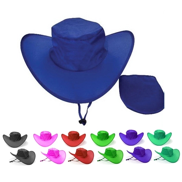 Foldable Cowboy Hat with pouch	