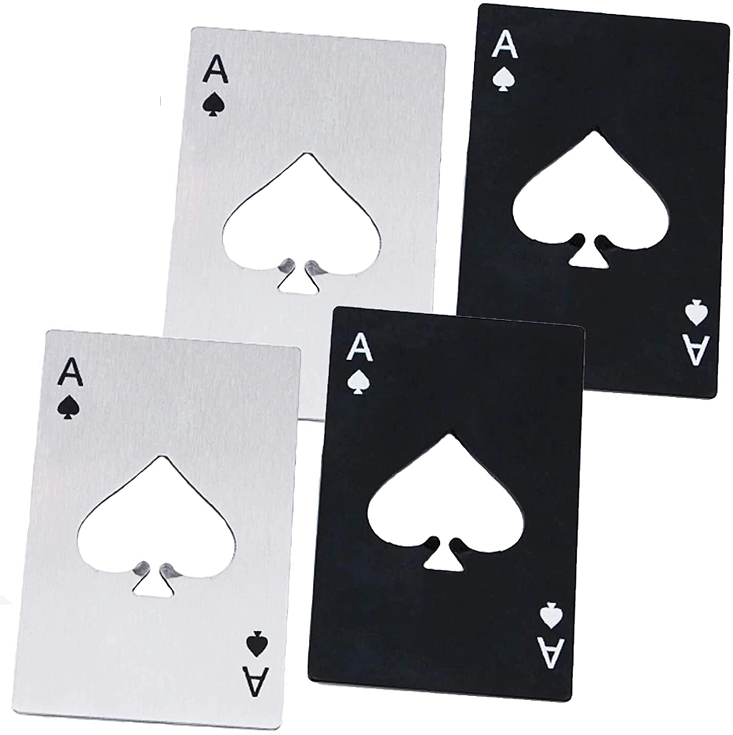 Poker Shaped Playing Card Bottle Openers	