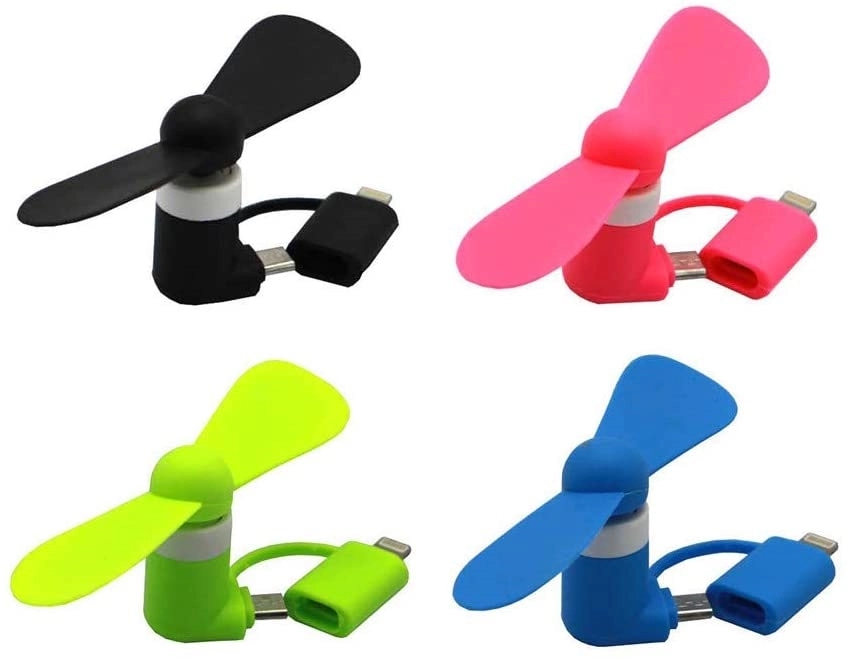 2 in 1 Portable Mini USB Phone Fan	