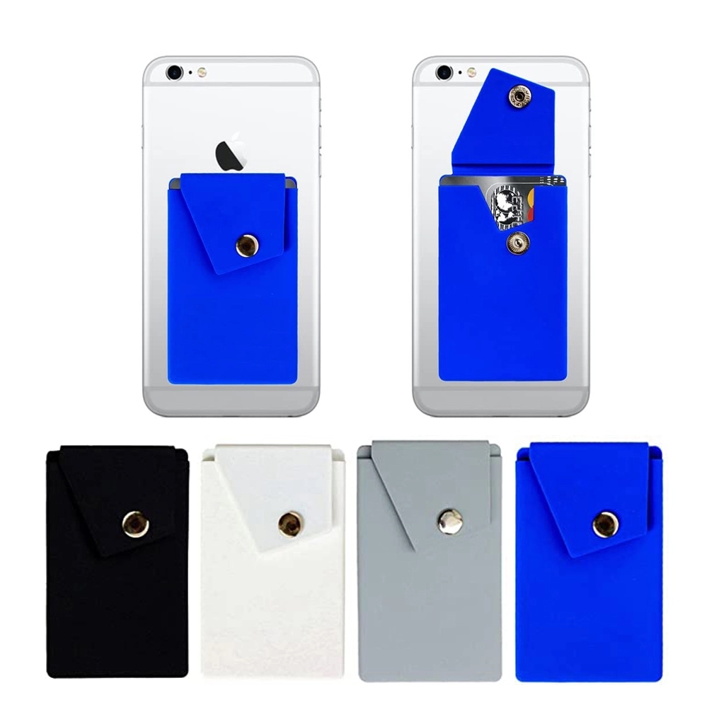 Silicone Snap Phone Pocket With Stand	