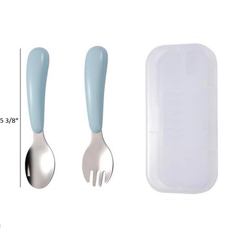 Kids' Stainless Steel Fork Spoon	