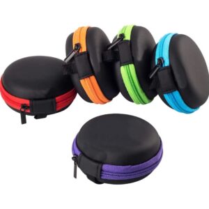 Round Earbud Case / Earphone Organizer	