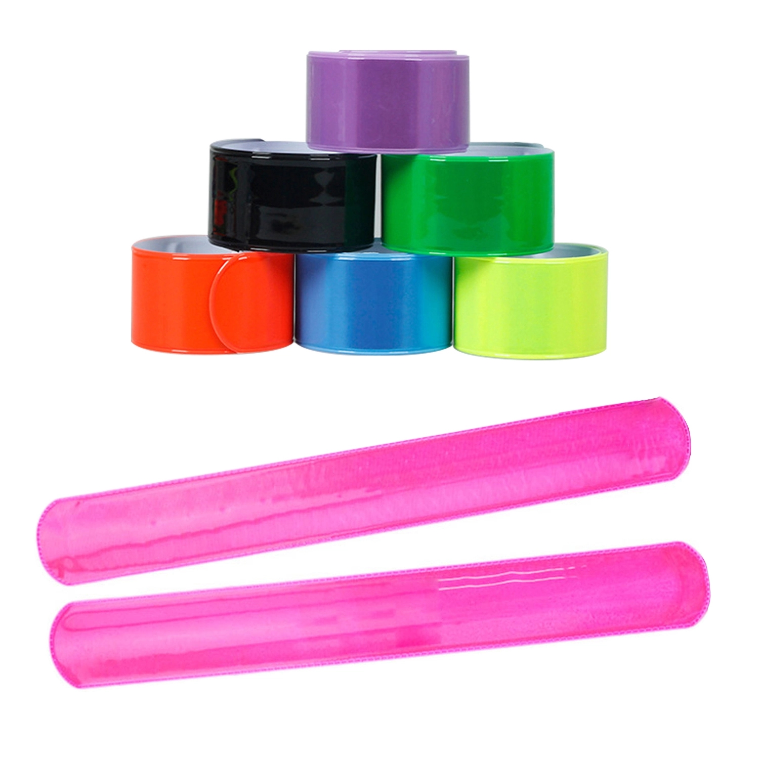 PVC slap bracelets Slap Wristband	