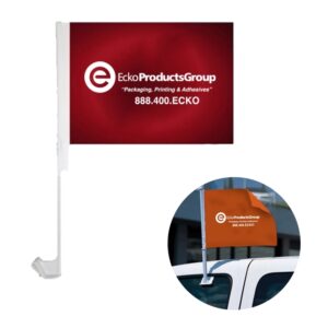 Double Sewn Car Flag	