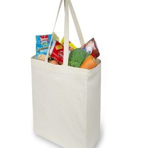 Cotton Canvas Grocery Tote	