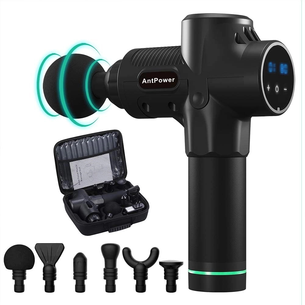 LCD Display Percussive Deep Tissue Percussion Massager	