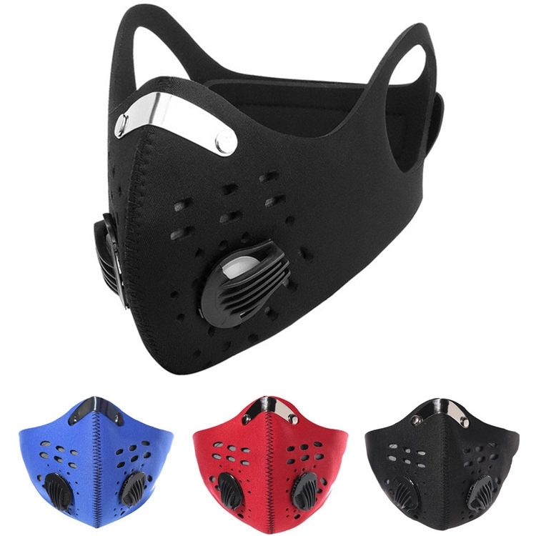 Reusable Dust Face Mask with Filters Sport Mask	