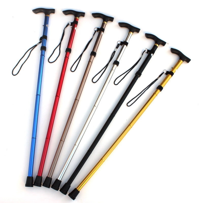 Portable Lightweight Adjustable Hand Walking Cane	