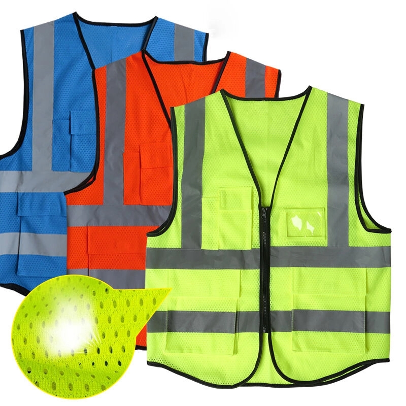 Reflective Mesh Vest with Pockets	