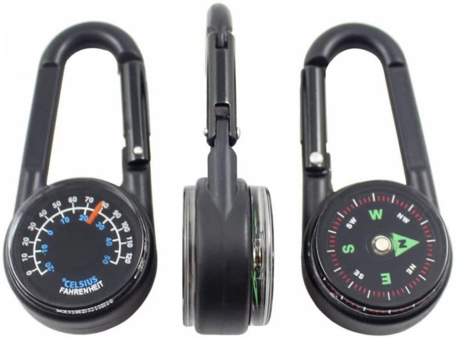 Mini Compass Carabiner	