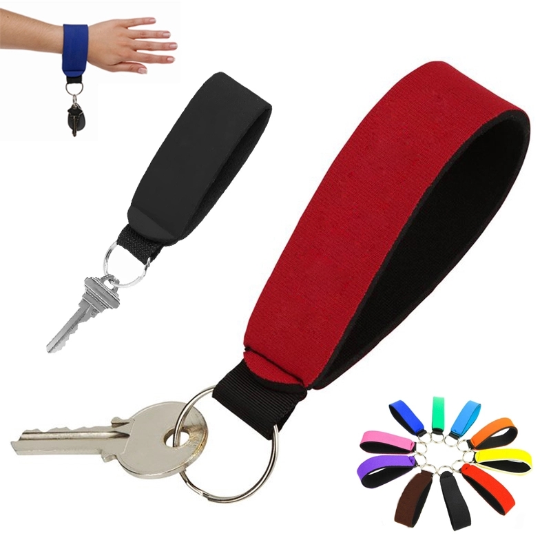 Neoprene Keychain, Wristband Key Holder	