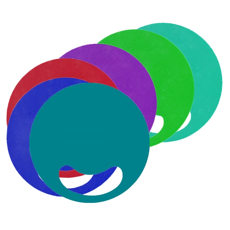 Plastic Round Fan, PP Hand Fan	