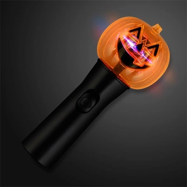 Pumpkin Fun Halloween Wand With Spinning	