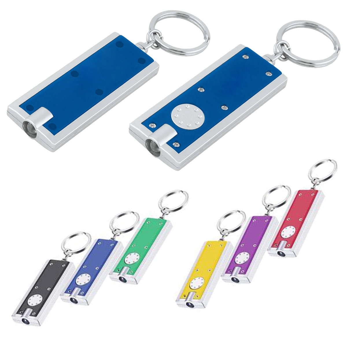 Rectangle LED Keychain	