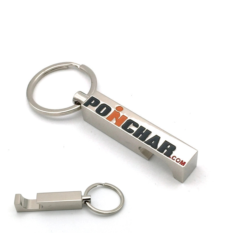Rectangular Bottle Opener Keychain	